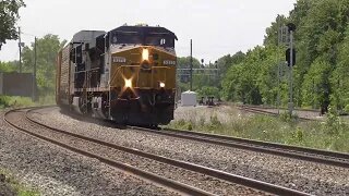 CSX M204 Autorack Train From Berea, Ohio July 9, 2022
