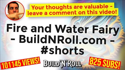 Fire and Water Fairy - BuildNRoll.com - #shorts