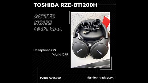 TOSHIBA RZE-BT1200H Active Noise Control