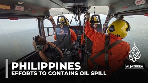 Philippines races to contain oil spill after tanker capsizes in Manila Bay