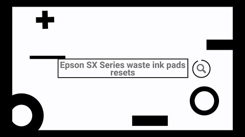 Epson SX Series Waste Ink Pads Error