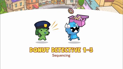 Puzzles Level 1-3 | CodeSpark Academy learn Sequencing in Donut Detective | Gameplay Tutorials