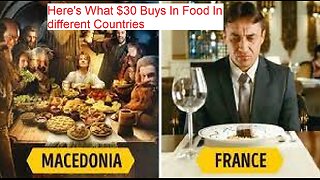 Here's What $30 Buys In Food In different Countries