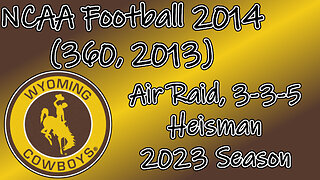 NCAA Football 2014(360, 2013) Longplay - University of Wyoming 2023 Season (No Commentary)