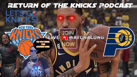 KNICKS VS INDIANA PACERS LIVE REACTION PLAY BY PLAY INTERACTED CHAT WATCH ALONG (NO FOOTAGE SHOWN)