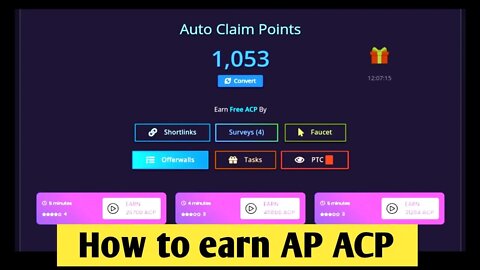 firefaucet part 2/4 what is AP & ACP? how to earn it? ways to earn auto claim points ACP || tricks