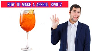 How to make a aperol spritz cocktail 🍹