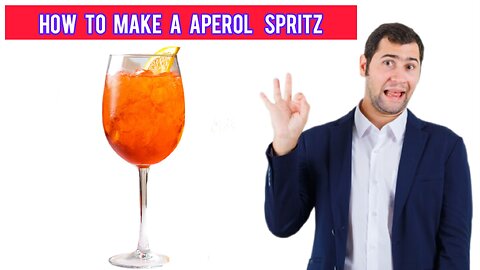 How to make a aperol spritz cocktail 🍹