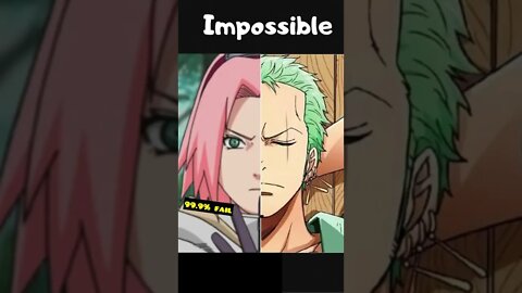 ONLY ANIME FANS CAN DO THIS IMPOSSIBLE STOP CHALLENGE #23