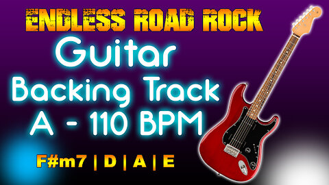 Endless Road - Rock A - 110 BPM - Guitar Backing Track