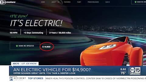 An electric vehicle for $14,900? Sounds great until you take a deeper look at the company