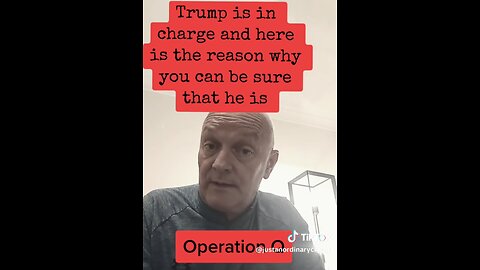 PRESIDENT TRUMP IS COMMANDER IN CHIEF - OPERATION Q