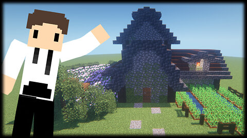 I Built a Minecraft Starter House | 2