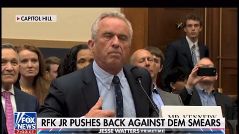 RFK Jr., being defamed, lied about, and censored during a hearing on censorship…