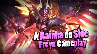 PRIMEIRO SAVAGE DA TEMPORADA, O MELHOR SIDE DO JOGO • FREYA GAMEPLAY | Mobile Legends