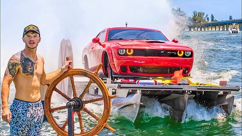 The 700hp Hellcat Boat (Throws Water 200ft)