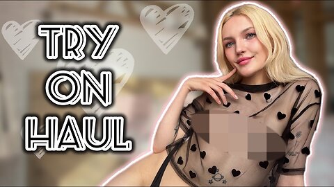 4K INCREDIBLE TRANSPARENT BABYDOLL DRESS | ONE PIECE TRY-ON HAUL WITH MIRROR VIEW