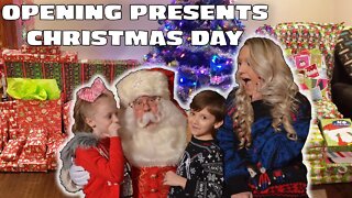 Opening Presents Christmas Morning Special | Kids Open Gifts From Santa