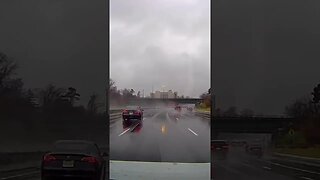 car experiences 360 spin out on Highway