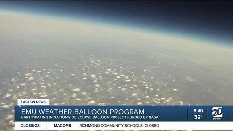 EMU's weather balloon program getting national recognition
