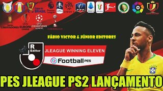 JLEAGUE WE PES 2021 PS2 LANÇAMENTO EDITOR JÚNIOR