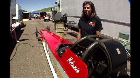 Watch a 1998 Denver7 feature on a woman driver breaking barriers at Bandimere Speedway