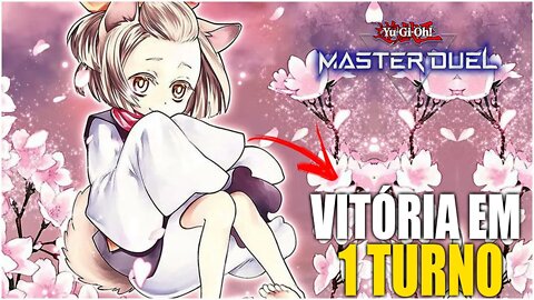 YU GI OH MASTER DUEL | VITÓRIA EM 1 TURNO COM A ASH BLOSSOM | #shorts