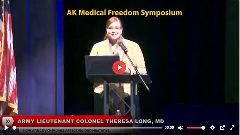 ARMY LIEUTENANT COLONEL THERESA LONG, M.D. EXPOSES WHAT HAS HAPPENED TO JABBED MILITARY PERSONEL