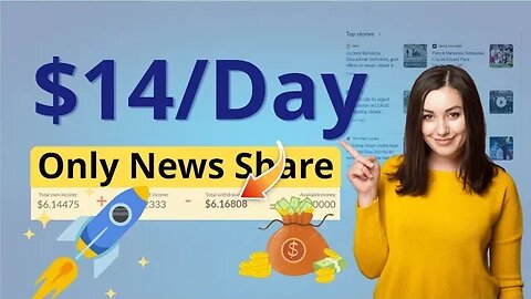 💲💰 Get Paid $6.128 Parday Only News Share 💸 Easy Earning Method