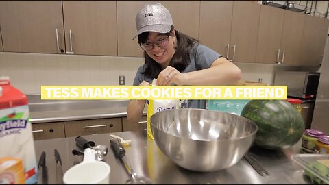 Tess Makes Cookies for a Friend