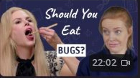 SHOULD YOU EAT BUGS? ACCORDING TO KLAUS & BILL, WE SHOULD - Dr Sam Bailey