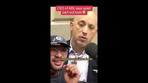 ADL is controlled by Israhell. He says they work with Elon. Who is this guy?