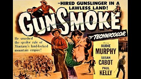 GUNSMOKE 1953 Gunman Audie Murphy Gets Involved in a Cattle Rancher Feud FULL MOVIE in HD