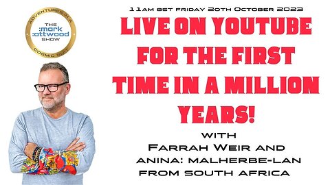 Live with Farrah Weir & Anina Malherbe-lan from South Africa - 20th Oct 2023