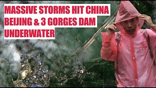 China 3 Gorges Dam Underwater. 2nd Typhoon on the Way. Collapse Imminent? 8-1-2023