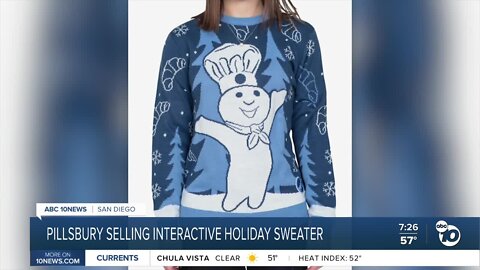 Pillsbury selling interactive holiday sweater