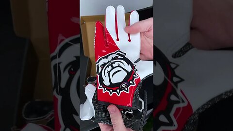 GameDay!! Georgia Nike Vapor Knit 3 PE Football Gloves