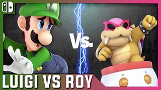 Super Smash Bros. Ultimate Battles: Luigi VS Roy [4K HD 60FPS]