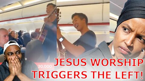 Ilhan Omar Gets Triggered By Passengers Worshipping Jesus On A Plane!