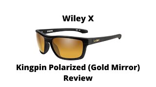 Wiley X Kingpin (Venice Gold Mirror) Polarized Sunglasses Review