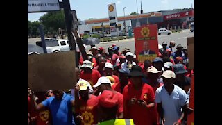 Numsa march against exploitation in Rustenburg mines (5CK)