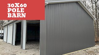 30x60 Barn (Concrete Perma Columns)
