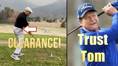 WOW! Huge Difference in Clearing the Body with OTT Golf Swing!