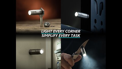 YSMART MQ5: Magnetic Quick-Release Rechargeable Flashlight