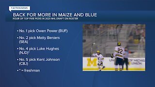Michigan hockey gets Owen Power, Kent Johnson, Matty Beniers all to return