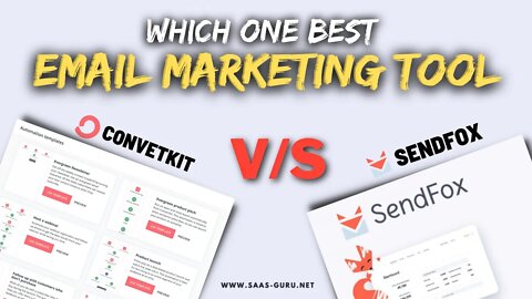 Sendfox vs Convertkit | Which one is Best Email Marketing Tool for you?