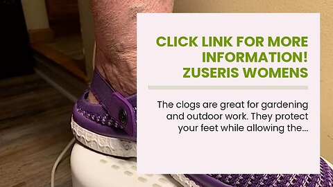 Click link for more information! ZUSERIS Womens Mens Garden Clogs Shoes Summer Slippers Indoor...