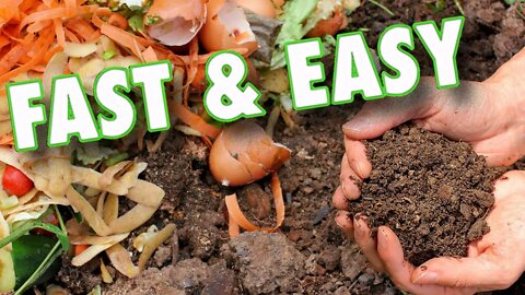 Composting 101: Compost anything FAST & EASY