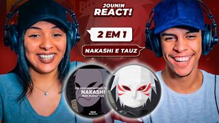 2 EM 1 | Nakashi ft. Tauz - E se o Kakashi cantasse TRAP? & Tauz - ANBU | [ React Rap Nerd ] 🔥