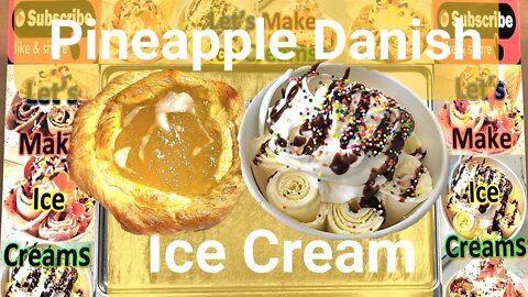 Pineapple Danish Ice Cream
